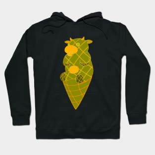 Sim-Moo-Lation - Yellow - CowLick Hoodie